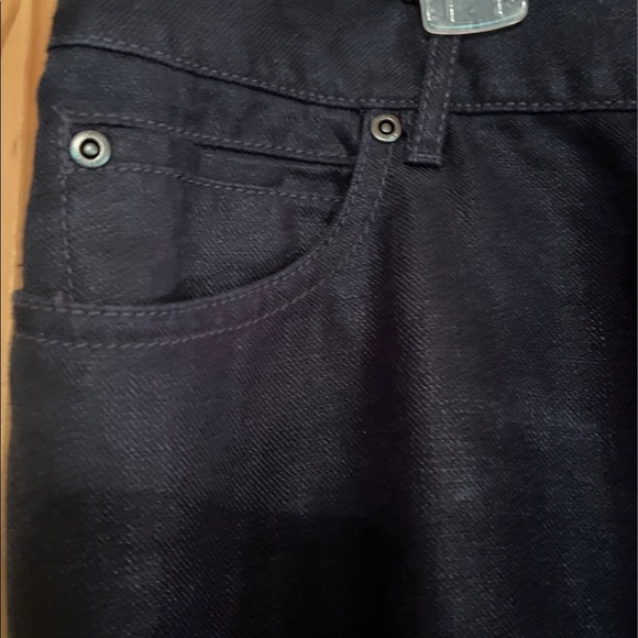 Navy linen pencil skirt - Picture 2 of 8